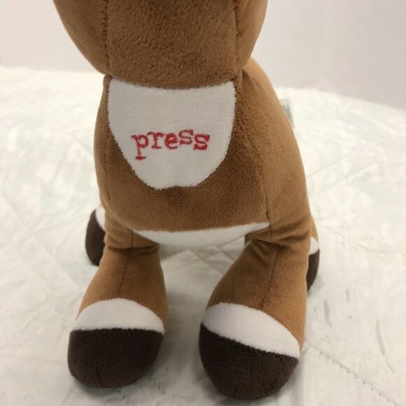 Rudolph The Red Nosed Reindeer Singing 12" Plush 2016 Rashti - Picture 2 of 4